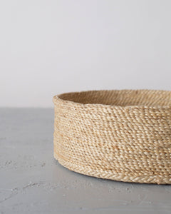 Round Tabletop Basket Trio, jute - natural | Will & Atlas