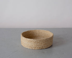 Round Tabletop Basket Trio, jute - natural | Will & Atlas