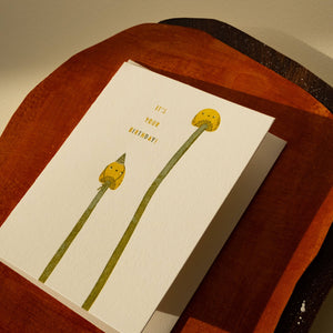 Birthday Mushrooms | Homework Letterpress Studio