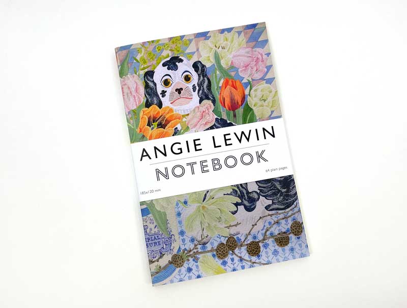 Wally Dogs and Tulips Notebook by Angie Lewin | Art Angels