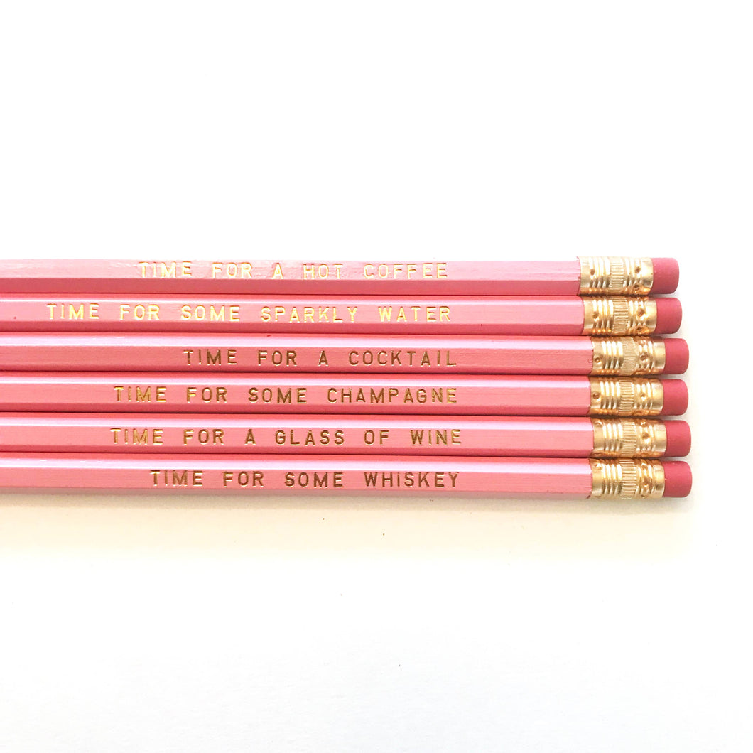 Time for a Drink Pencil Pack | Slightly Stationery -