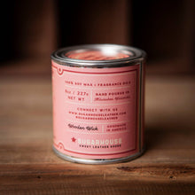 Load image into Gallery viewer, Sexy Time Soy Candle with Wooden Wick | Sugarhouse Leather