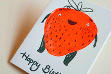 Load image into Gallery viewer, Strawberry Birthday | Homework Letterpress Studio