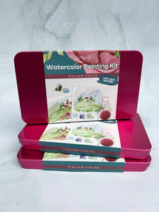 Italian Fields watercolor painting kit | Cate Paper Co.