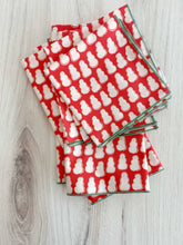 Load image into Gallery viewer, Tiny Snowmen Cloth Napkins (Set of 4) | Dot and Army