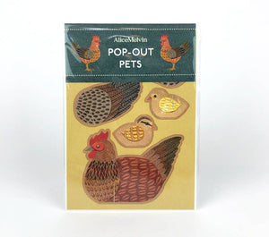 Pop-out Chicken Card by Alice Melvin | Art Angels