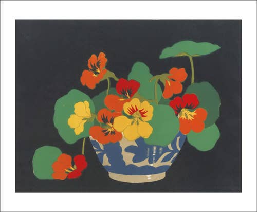 Nasturtiums Card by John Hall Thorpe | Art Angels