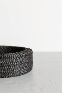 Round Tabletop Basket Charcoal | Will & Atlas