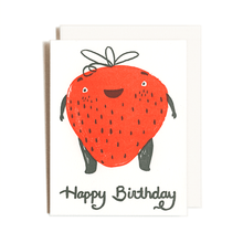 Load image into Gallery viewer, Strawberry Birthday | Homework Letterpress Studio