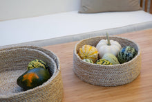 Load image into Gallery viewer, Round Tabletop Basket Trio, jute - natural | Will &amp; Atlas