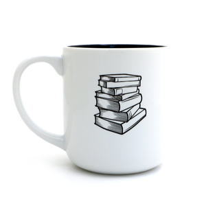 Bibliophile Mug Society of Reading Addicts & Book Collectors | Lenny Mud