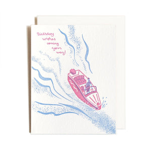 Birthday Boat | Homework Letterpress Studio