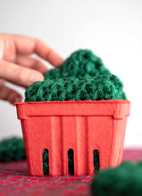 Load image into Gallery viewer, Christmas Scrubbies in a Berry Basket | Dot and Army