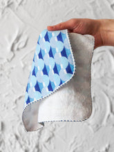 Load image into Gallery viewer, Haikara Little Handkerchief - Fuji, Blue | Morihata