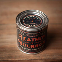 Load image into Gallery viewer, Leather &amp; Bourbon Soy Candle with Wooden Wick | Sugarhouse Leather