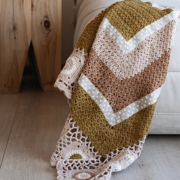 Hand Crochet Baby Blanket | and the little dog laughed