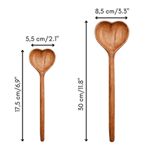 Load image into Gallery viewer, Large Wooden Heart Shaped Spoon | 194 Craft House