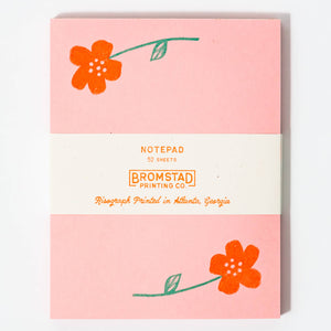 Flower Pair Notepad | Bromstad Printing Co.