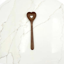 Load image into Gallery viewer, Walnut Heart Spoons (9.5”) | JBrody &amp; Co.