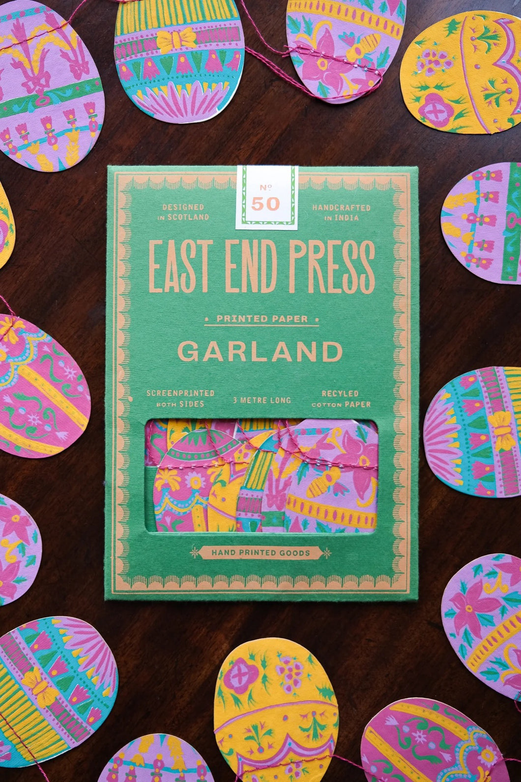 Easter Egg Sewn Garland | East End Press