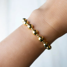 Load image into Gallery viewer, Gilded Bead Stretch Bracelets | Lenny &amp; Eva