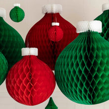 Load image into Gallery viewer, Honeycomb Paper Holiday Decorations | Hester &amp; Cook