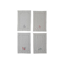 Load image into Gallery viewer, French Tea Café-Inspired Cotton and Linen Blend Tea Towels