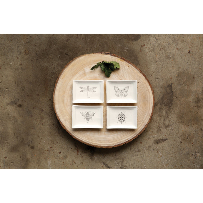 Ceramic Dish with Insects | Creative Co-op