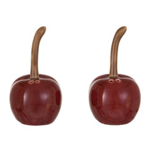 Load image into Gallery viewer, Cherry Shaped Salt &amp; Pepper Shakers | Creative Co-op