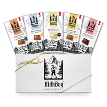 Load image into Gallery viewer, MilkBoy Switzerland Chocolate Bars