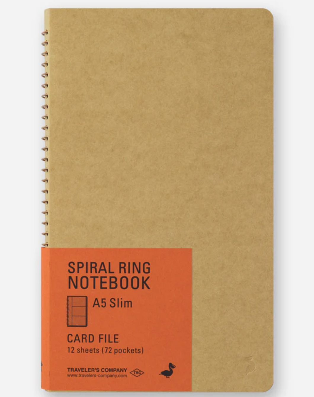Spiral Ring Notebook-Card File-A5 Slim | Traveler's Company