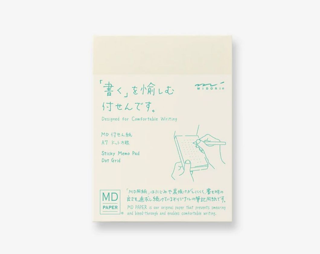 Sticky Memo Pad - A7 - Midori