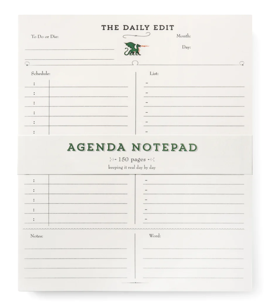 The Daily Edit Notepad | Karen Adams Designs