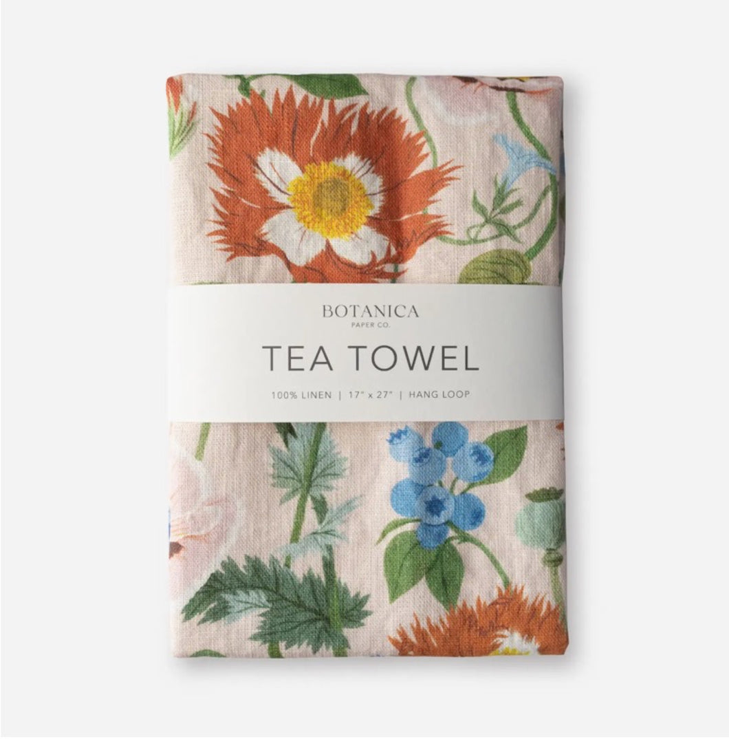 Linen Tea Towel | Botanica Paper Co.