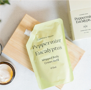 Peppermint Eucalyptus Whipped Body Cream | Cashmere Moon