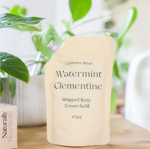 Watermint Clementine Whipped Body Cream | Cashmere Moon