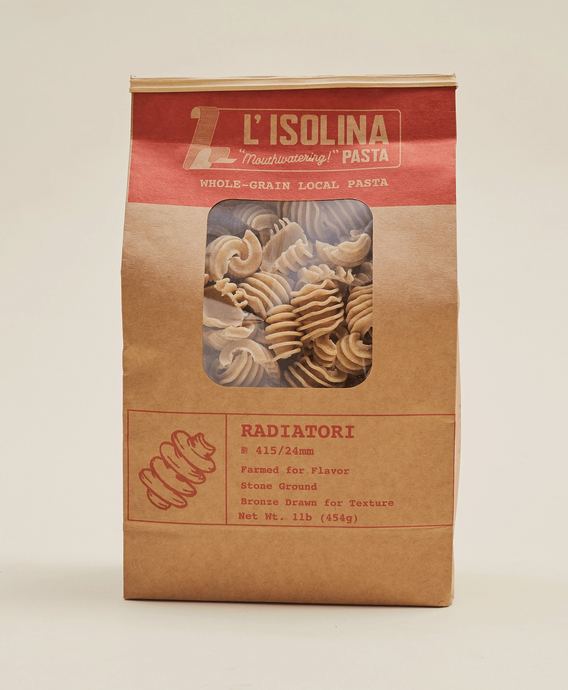 Whole Grain Radiatori Pasta | L’Isolina Pasta