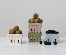 Load image into Gallery viewer, Stoneware Berry Basket | Creative Co-op