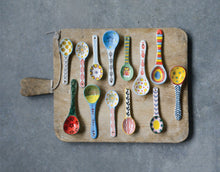 Load image into Gallery viewer, Spoon with Hand-Painted Pattern | Creative Co-op