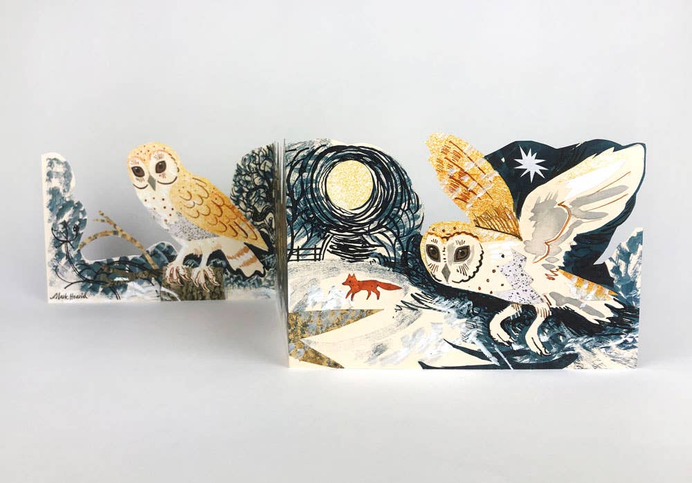 Silent Flight Collage Card by Mark Hearld | Art Angels