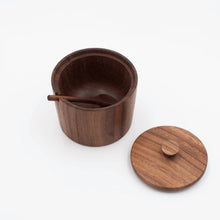 Load image into Gallery viewer, Walnut Wood Salt Cellar | JBrody &amp; Co.