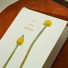 Load image into Gallery viewer, Birthday Mushrooms | Homework Letterpress Studio