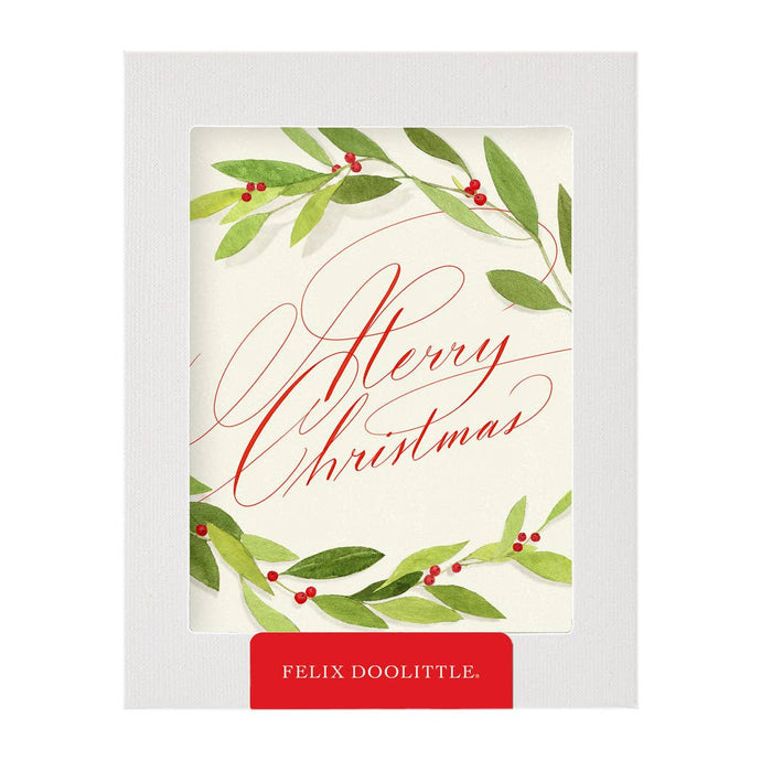 Christmas Garland Boxed Holiday Christmas Cards | Felix Doolittle