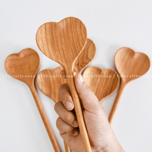 Load image into Gallery viewer, Large Wooden Heart Shaped Spoon | 194 Craft House