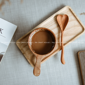 Wiggly Heart-Shaped Wooden Spoon | 194 Craft House