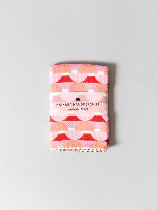 Haikara Little Handkerchief - Fuji, Pink | Morihata