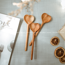 Load image into Gallery viewer, Large Wooden Heart Shaped Spoon | 194 Craft House