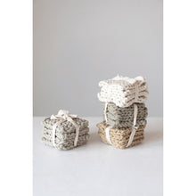 Load image into Gallery viewer, Cotton Crocheted Coasters, Set of 4 | Creative Co-op