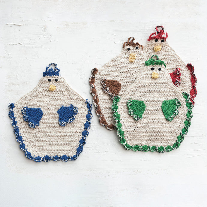 Chicken Pot Holders | Creative Co-op