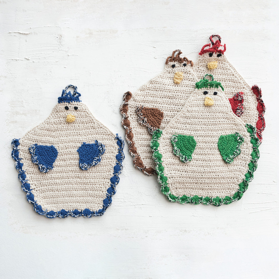 Chicken Pot Holders | Creative Co-op